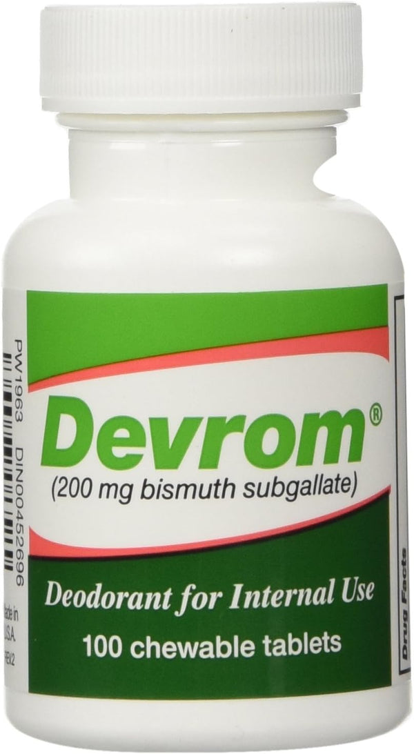 Devrom Tablets (Internal Deoderant)200MG 100 chewable tablets