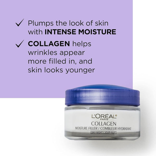 L'Oréal, Collagen Moisture Filler, Daily Moisturiser, 48g
