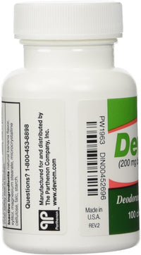 Devrom Tablets (Internal Deoderant)200MG 100 chewable tablets