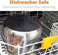 Goldlion Stainless Steel Inner Pot Compatible with Ninja Foodi 7.5 L Accessories Replacement Insert Liner
