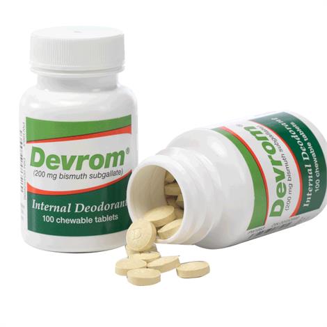 Devrom Tablets (Internal Deoderant)200MG 100 chewable tablets