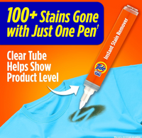 Tide Stain Remover for Clothes, Tide To Go Pen, Instant Stain Remover Pen & Spot Cleaner, Portable & Travel-Friendly, Works on Food & Drink Stains, Fits in Purses & Bags, 3 Count (Pack of 1)