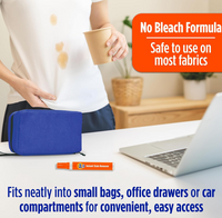 Tide Stain Remover for Clothes, Tide To Go Pen, Instant Stain Remover Pen & Spot Cleaner, Portable & Travel-Friendly, Works on Food & Drink Stains, Fits in Purses & Bags, 3 Count (Pack of 1)